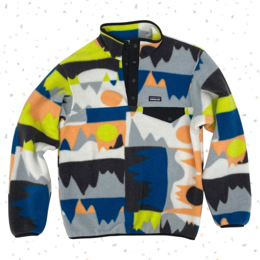 Patagonia Synchilla Lightweight Snap-T Fleece Pullover Frontera: Endless Blue 14